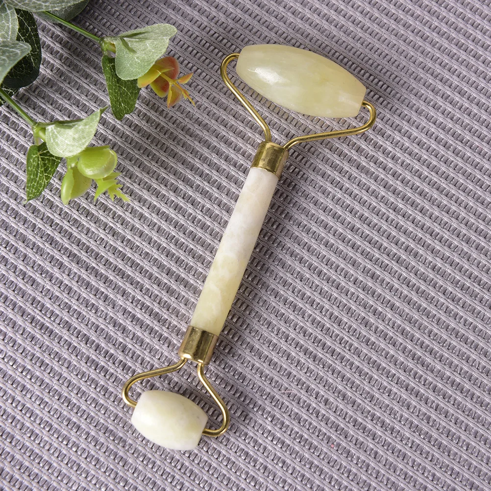 

1pcs Natural jade Massage Roller FaceJade Stone FaceMassage For Women Men Face Body Head Neck Foot Jade Roller Beauty Tool