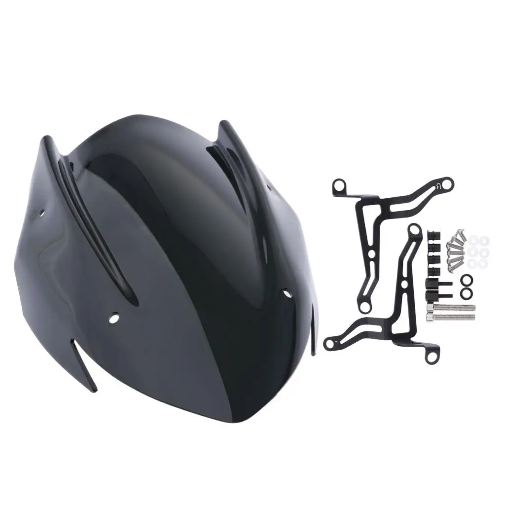 

Windshield Wind Shield w/ Bracket for 2017-2019 Suzuki GSX-S 750 Motorcycle Black