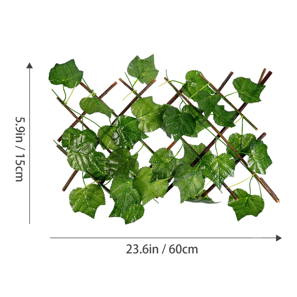 

1Pc Garden Yard Artificial Grape Leaf Fence Delicate DIY Making Fake Grape Leaf
