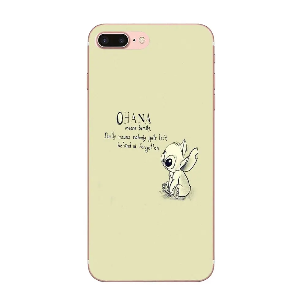 Чехол для телефона с рисунком серия &quotЛило и Стич&quot Семья Охана Galaxy Grand A3 A5 A7 A8 A9
