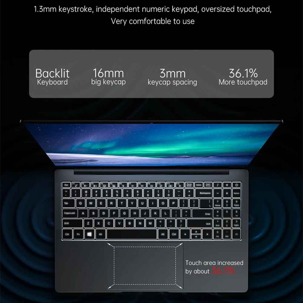 KUU 15 6-дюймовый ноутбук Intel Core i5 11300H 16 Гб DDR4 512 ГБ SSD Iris Xe Graphics Win10 Pro офисные ноутбуки |