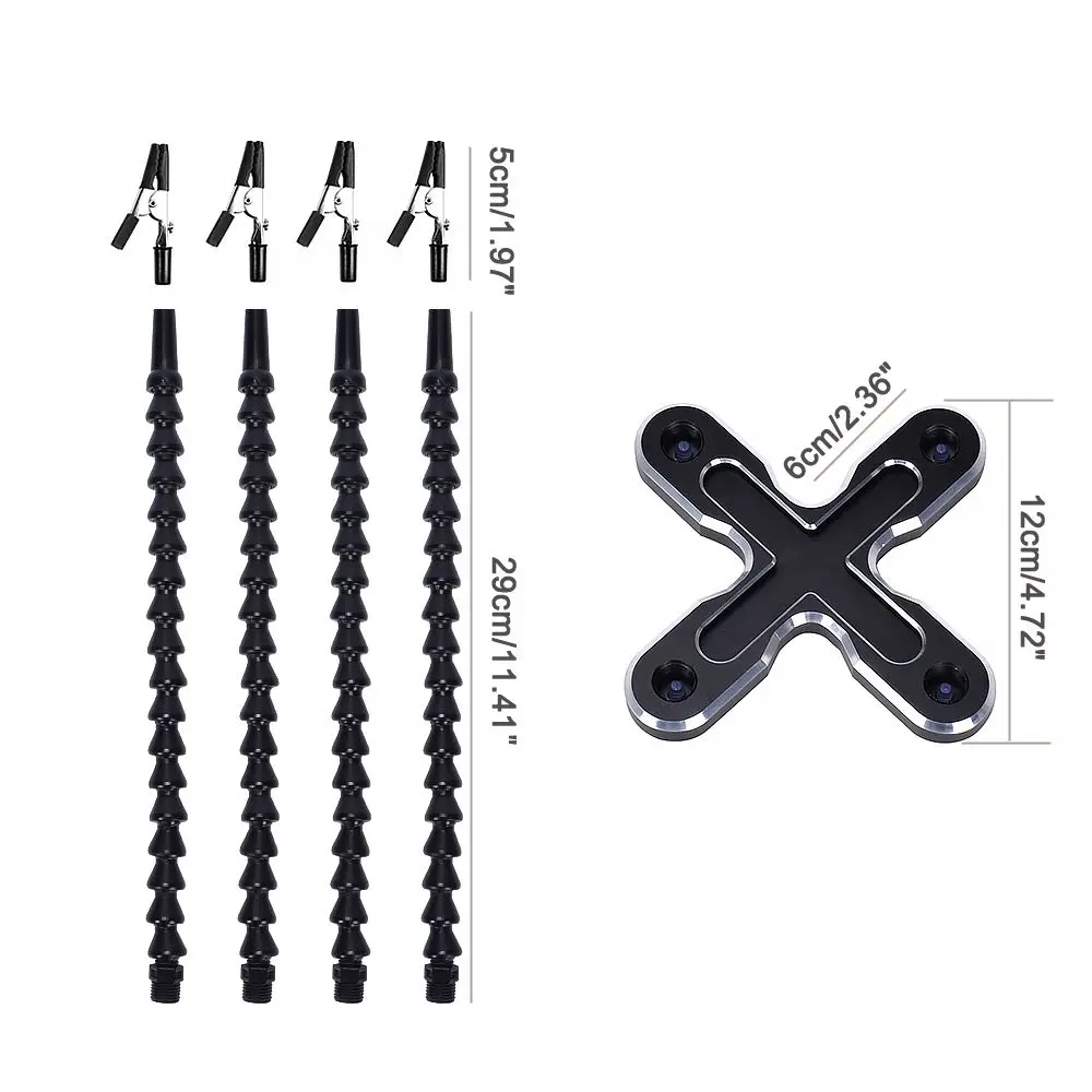 

4Pcs Flexible Arms Soldering Iron Holder Third Helping Soldering Station Hand Tool PCB Welding Repair Welding Hand Tool