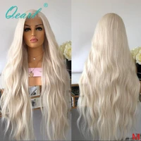 transparent white blonde human hair hd lace front wig 13x6 icy frontal wigs natural wave full lace wig preplucked 180 qearl