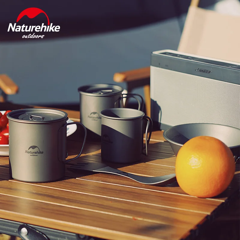 Naturehike новая посуда для кемпинга на открытом воздухе титановая чашка чаша