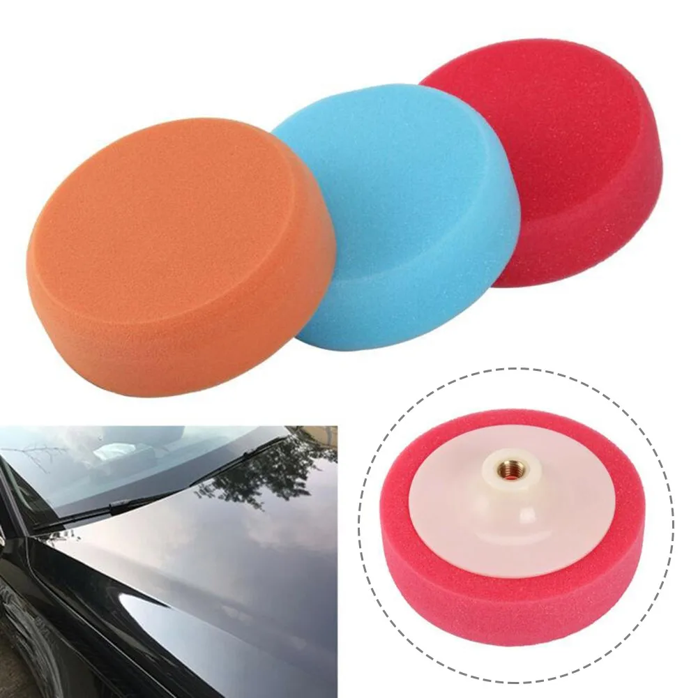 

Polishing Sponge Heads 6PCS M14 150mm Car Polishing Heads Mop Pads Sponge Soft Foam Buffing For Car Polishing And Buffing