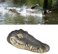 floating alligator head decoy deter animals solution float gator for pool pond garden defender decoration