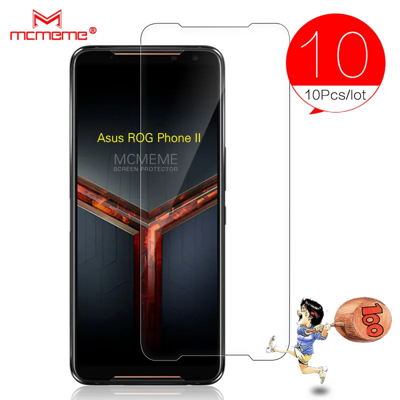 10 шт. закаленное стекло для Asus ROG Phone II защита экрана ультратонкий 9H Защитная