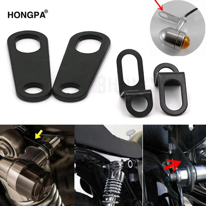 2 шт. мотоциклетные указатели поворота держатель лампы ударные кронштейны для