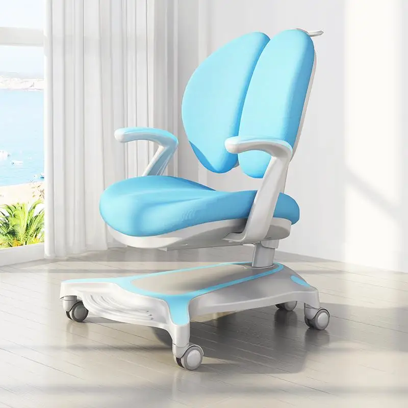

Эргономичный учебный стул для домашнего использования, детское компьютерное кресло для обучения с регулировкой по высоте и коррекцией оса...