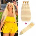 613 пряди с застежкой прямые человеческие волосы пучки с застежкой бразильские светлые пучки с застежкой 3 пряди с застежкой