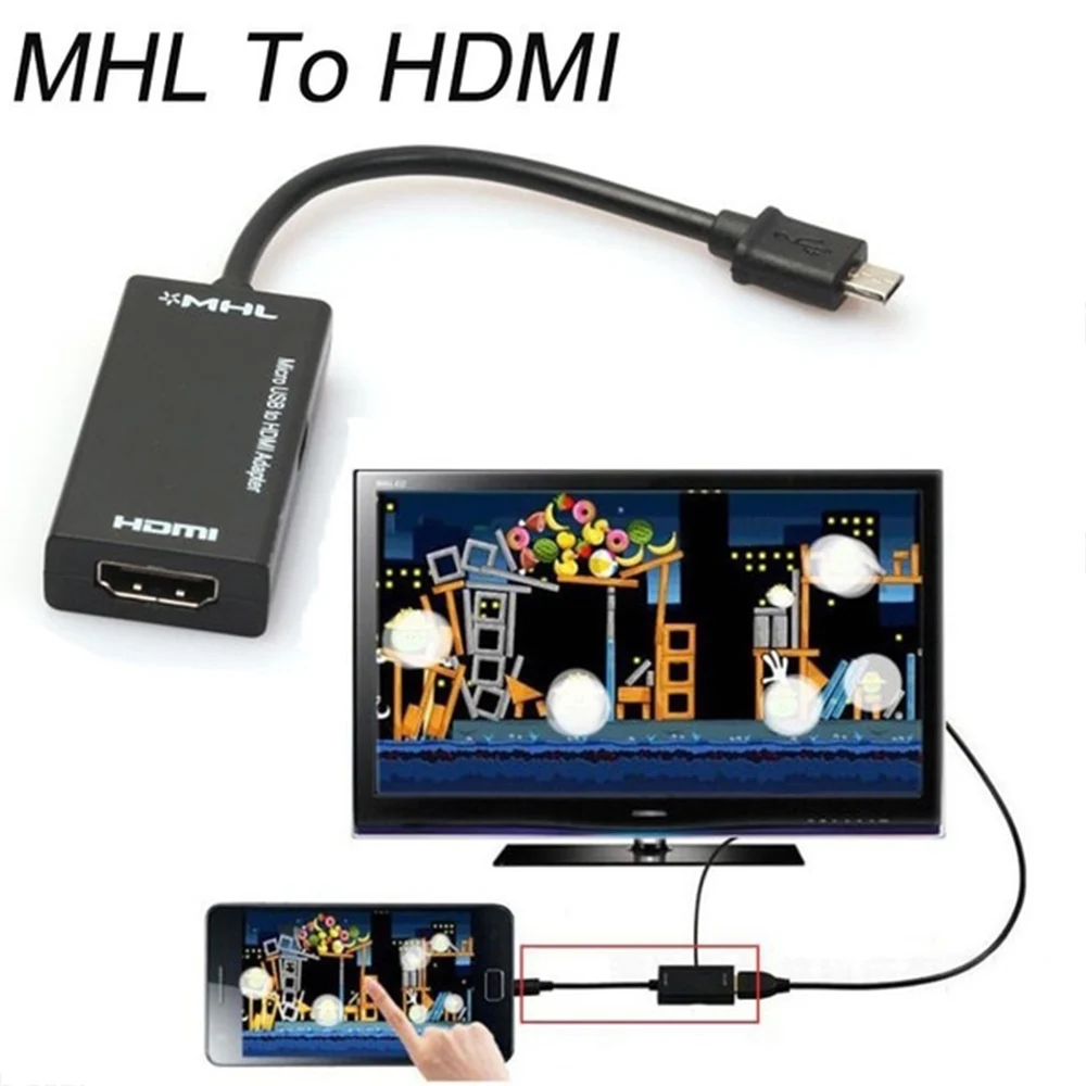 USB To HDMI Adapter 5-Pin Converter Micro Cable | Converters