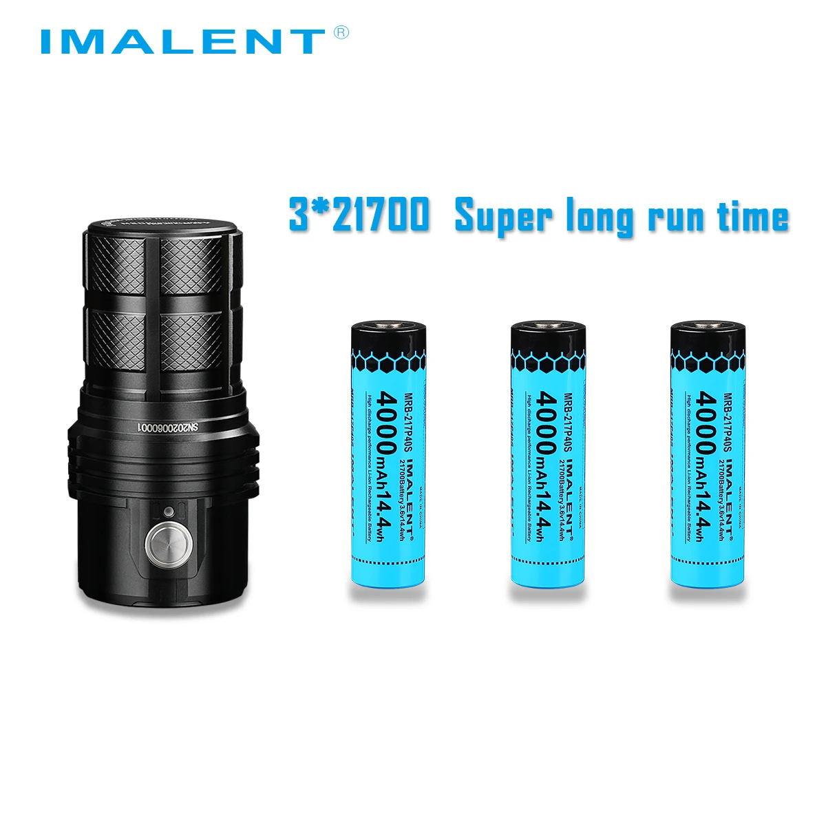 Светодиодный фонарик IMALENT MS06 аккумуляторная батарея 6 режимов 25000 лм суперъяркий