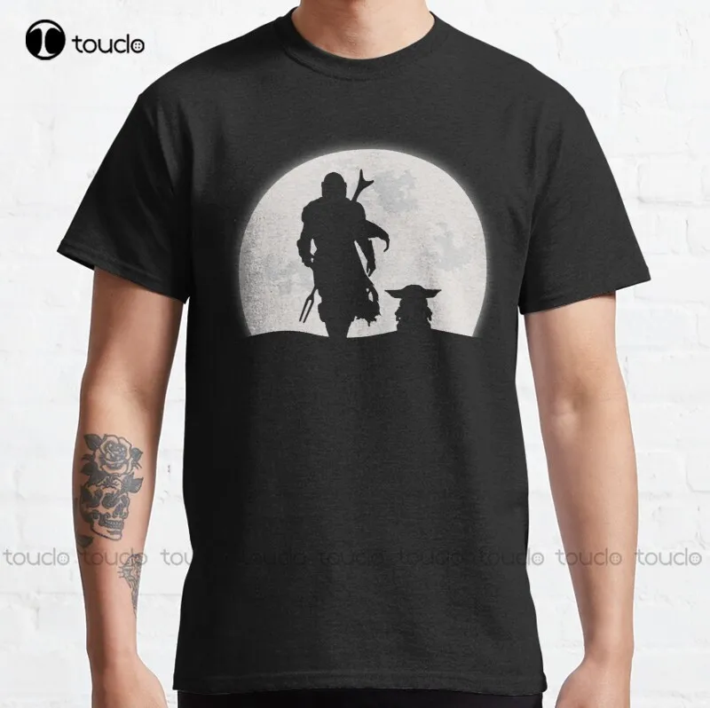 

Новинка, Классическая футболка Bounty Hunter Moon, женская и мужская толстовка, хлопковые футболки S-5Xl