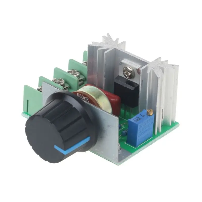 Регулятор скорости двигателя переменного тока 2000 Вт 50-220 В 25 А регулируемый