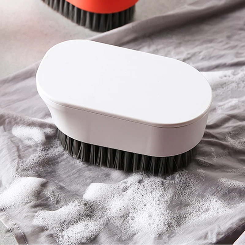 

High quality Plastic Brush Laundry Brush Shell Clothes Shoes Floor Scrub Brush Soft Hair Cleaning Brush Bathroom Gadgets Tools
