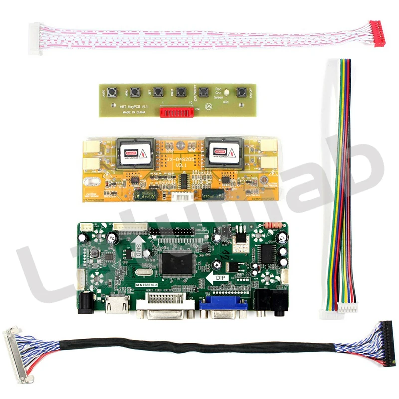 Latumab плата управления монитор комплект для M190EN04 V5 V.5 HDMI + DVI VGA ЖК-дисплей