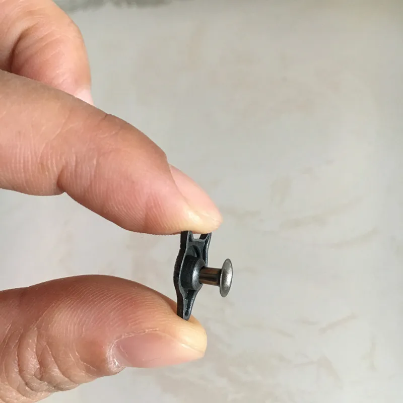 Новое поступление! Золотые лисички заклепки, 11*14 мм модные DIY металлические заклепки Шпильки, кожаные поделки, ботинки, ремень, сумки, шляпа украшения 100 набор