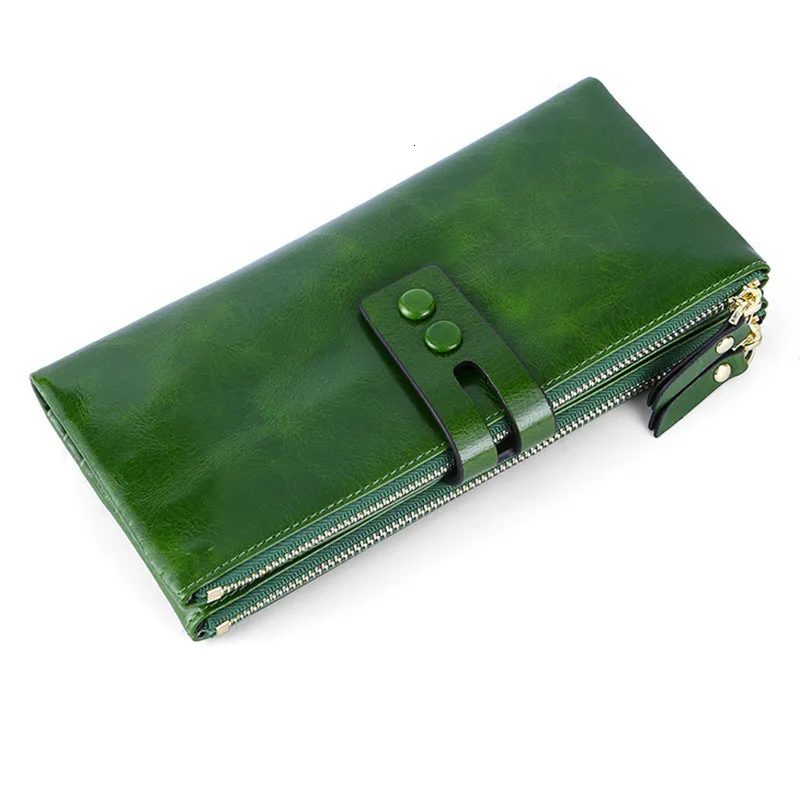 

Fashion Wallets Women Genuine Leather Female Wallets With Coin Pocket Ladies Leather Purse Hasp Womens Purses Carteira Feminina