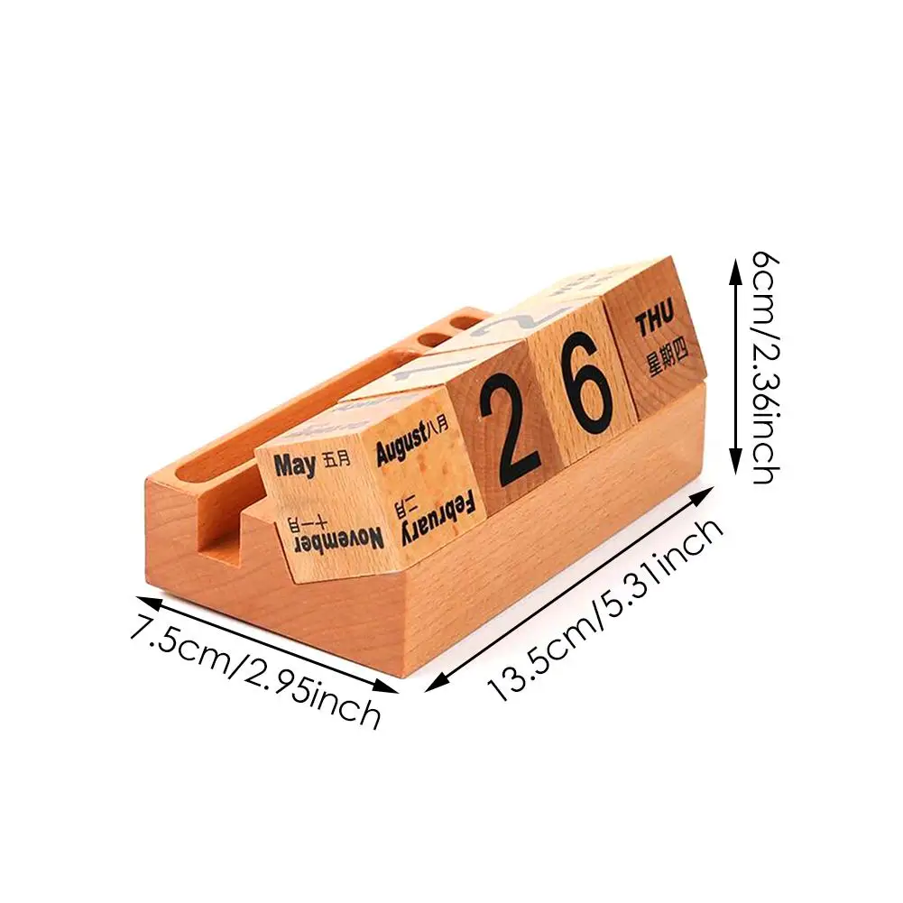 Пасторальное деревянное декоративное украшение-календарь предметы интерьера