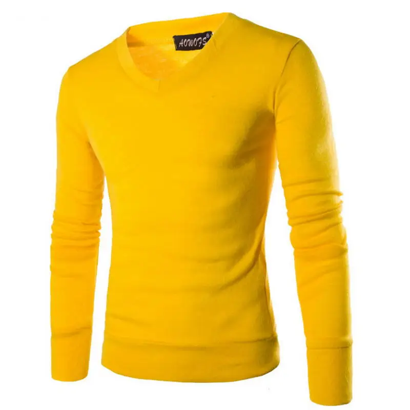 Новинка 2019 хлопковый мужской свитер с длинным рукавом пуловер верхняя одежда