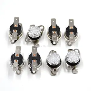 2 шт. KSD301 10A 250 в 0 градусов 5 10 15 20 25 30 35 градусов Bakelit KSD301 нормально закрытыйоткрытый температурный переключатель Датчик Термостата