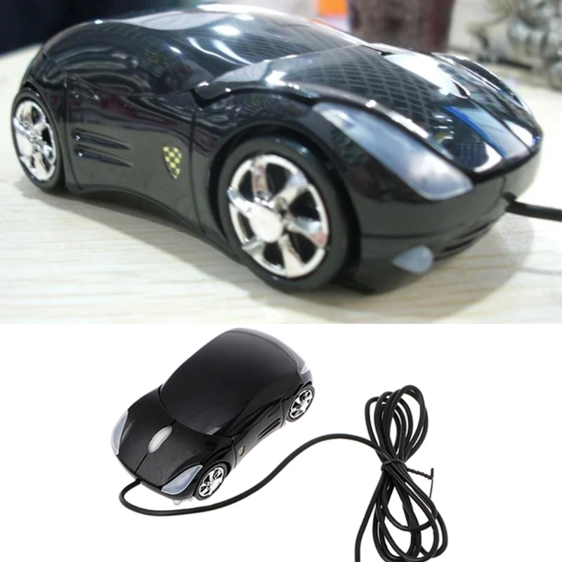 1000DPI Mini Car shape USB optical wired innovative 2 headlights mouse for PC Laptop Computer | Компьютеры и офис