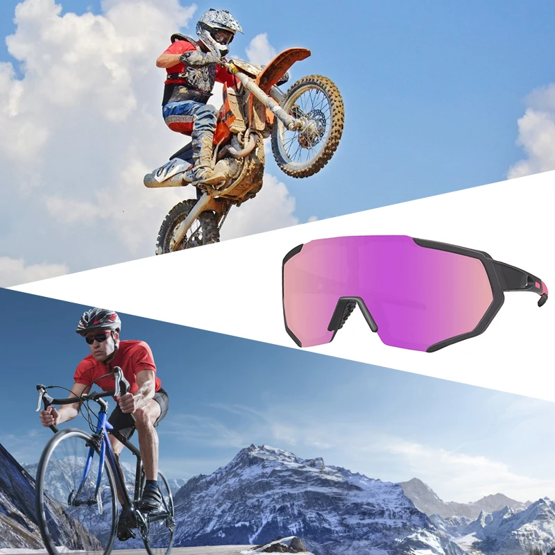 

Eliteson Motorcycle Goggles Male Female Off Road ATV Dirt Bike Riding Eyewear UV Protective Polarized Lens Sunglass Sports Glass