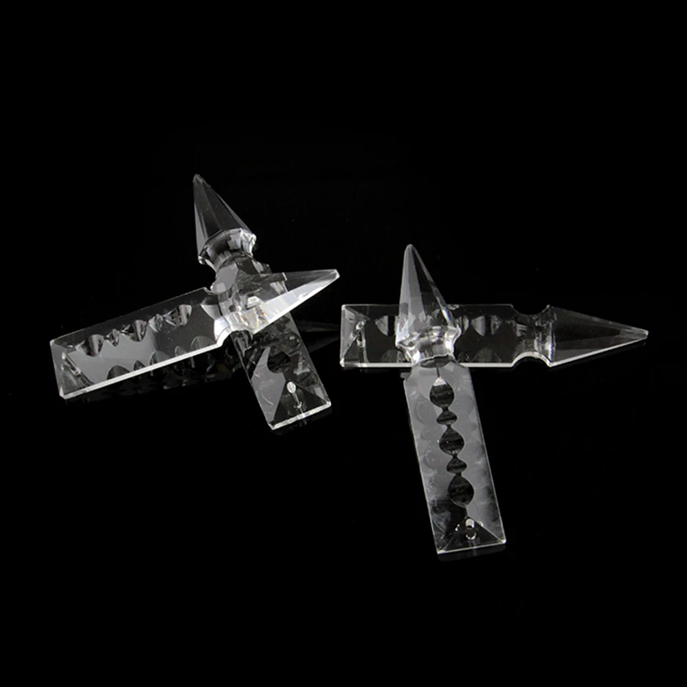 63mm/76mm/100mm Clear Rocket Head Crystal Glass Prism Pendants Lamp Decoration | Лампы и освещение