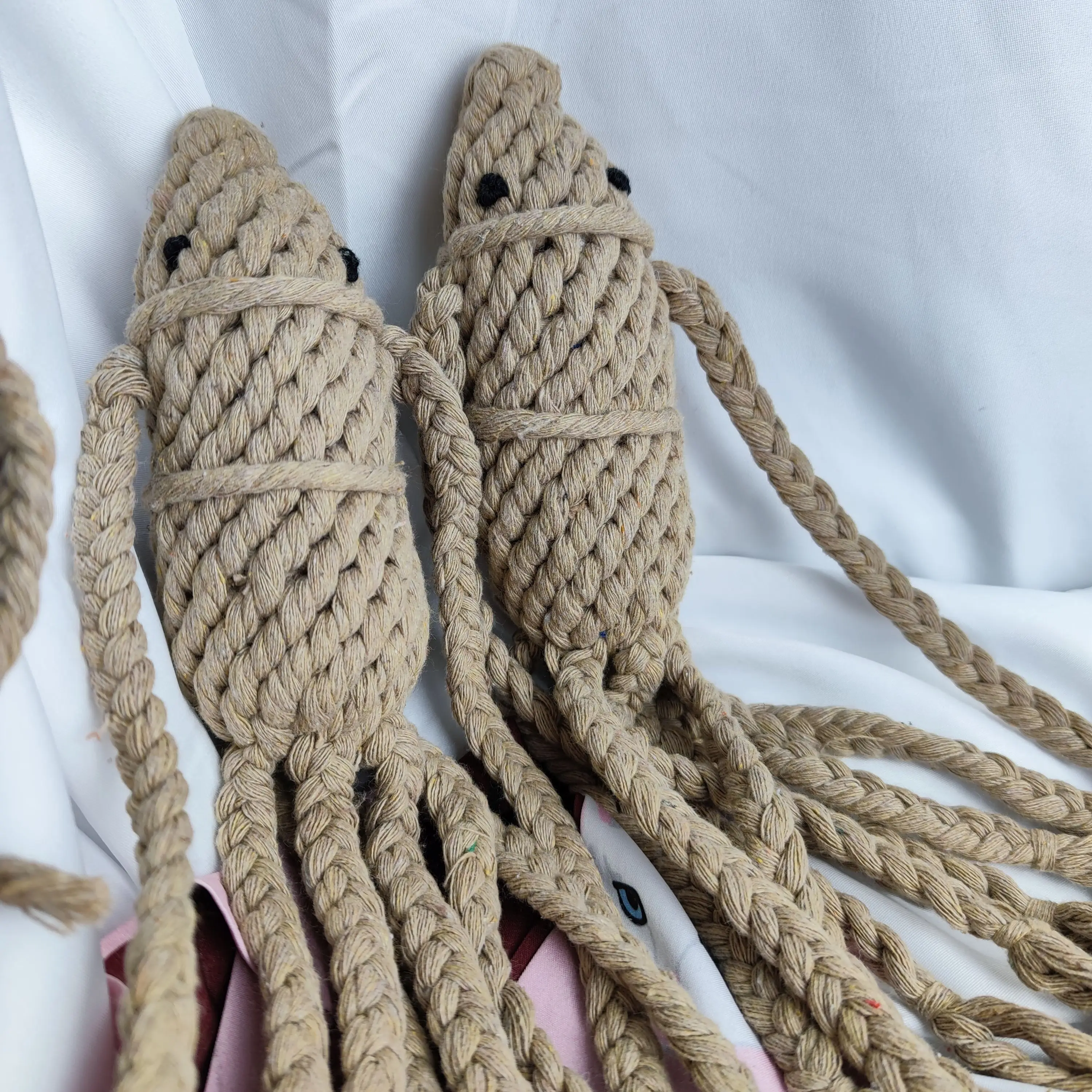 Хлопковая веревка ручной работы игрушка-Осьминог для домашних животных