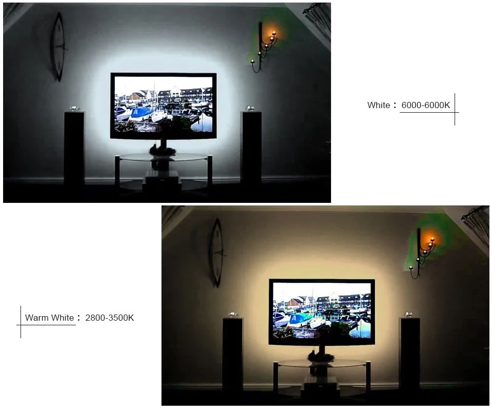 

5V USB Power LED Strip LED lights RGB /White/Warm White 2835 SMD HDTV TV Desktop PC Screen Backlight & Bias light 1M 2M 3M 4M 5M