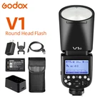Вспышка Godox V1 V1SV1NV1C TTL, литий-ионная круглая головка для камеры SonyNikonCanonFujifilmOlympus