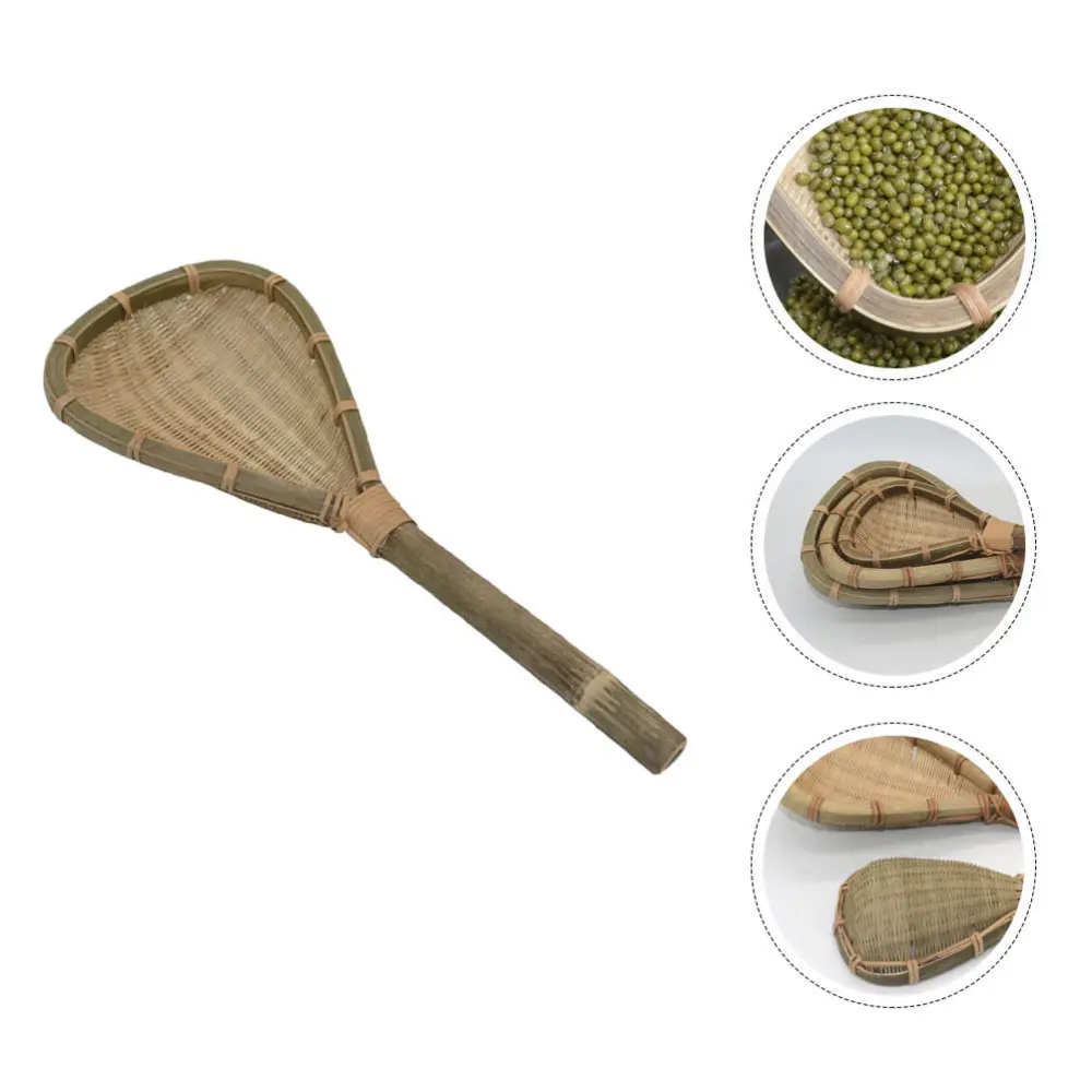 

1Pc Bamboo Woven Spoon Kitchen Utensil for Restaurant Home Bamboo Spoon