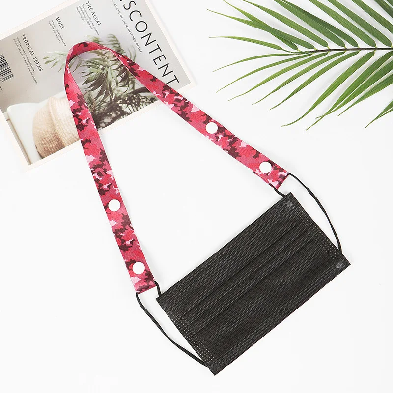 Камуфляжная маска подвесной шнурок для маски на лицо держатель регулируемый