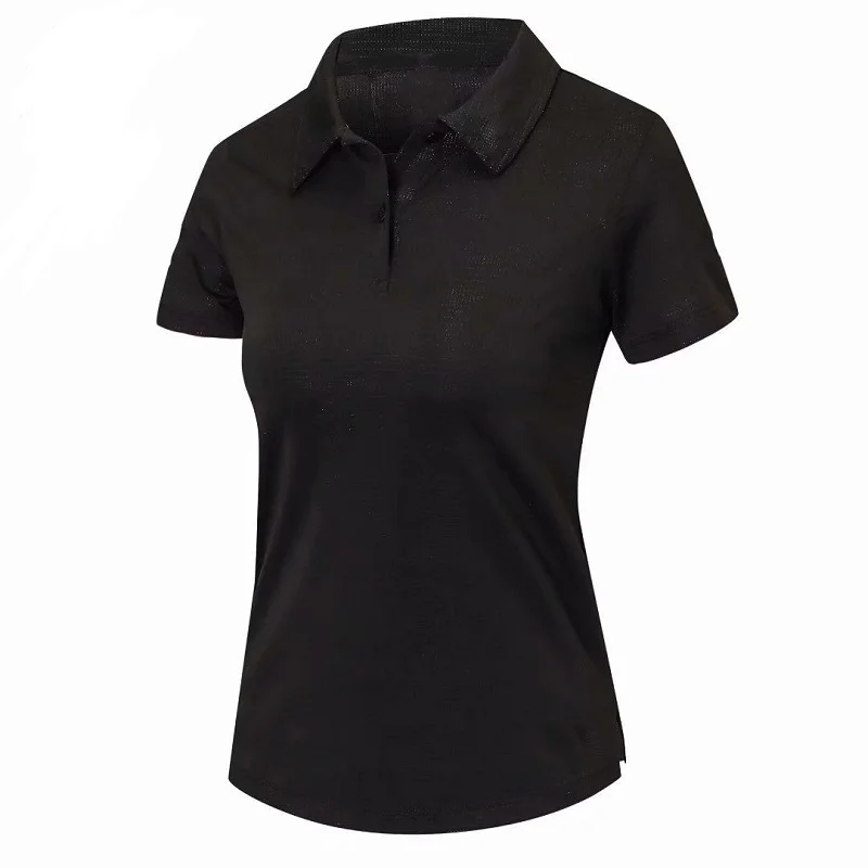 

Summer Golf Wear Clothing Women Shirt Slim Fit Sports Ball Suit Women Breathable Short Sleeve Trainning T Shirts