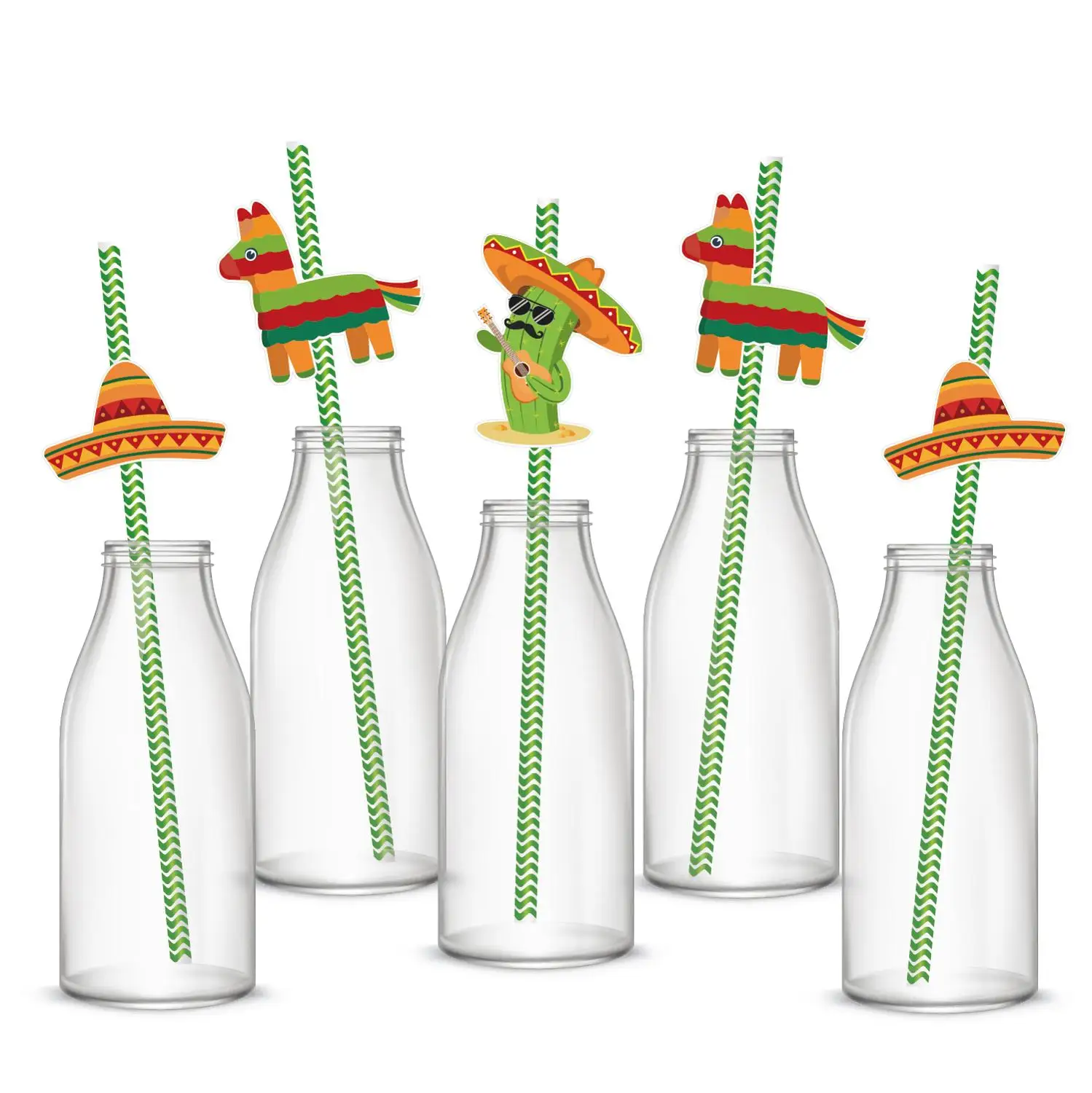 

Mexican Party Decorations Cinco De Mayo Party Balloons Hanging Swirls Party Disposable Tableware Sets Birthday Party Supplies