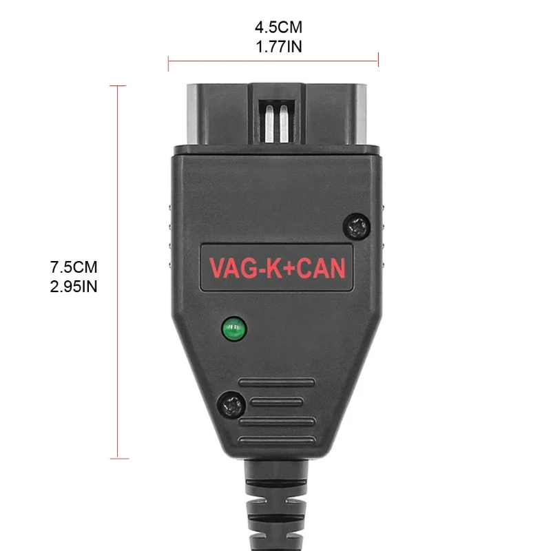 

USB Diangostic Test Cable Support VAG K+CAN Commander 1.4 Cable Automotive Repair Inspection Tool
