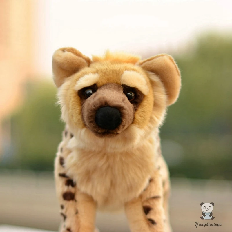 

Rare Stuffed Plush Toys For Children Soft African Hyena Dog Model Dolls Holiday Gifts Limbs Can Be Bent