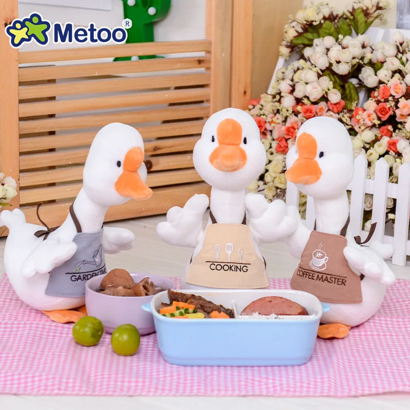 Новинка 32 см и 50 Мультяшные гусиные плюшевые игрушки детские мягкие куклы для