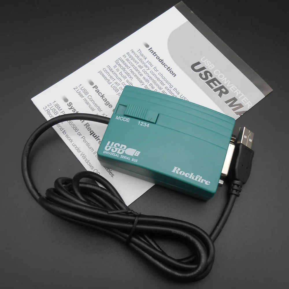 Новинка, 15-контактный переходник для игрового порта в USB, Женский миди-джойстик, адаптер для игрового порта, гнездо, конвертер, фотографический порт 98/ME/2000/XP * FD047