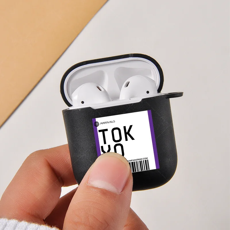 Симпатичный чехол для наушников с забавным штрих-кодом Airpods 2 1 | Электроника