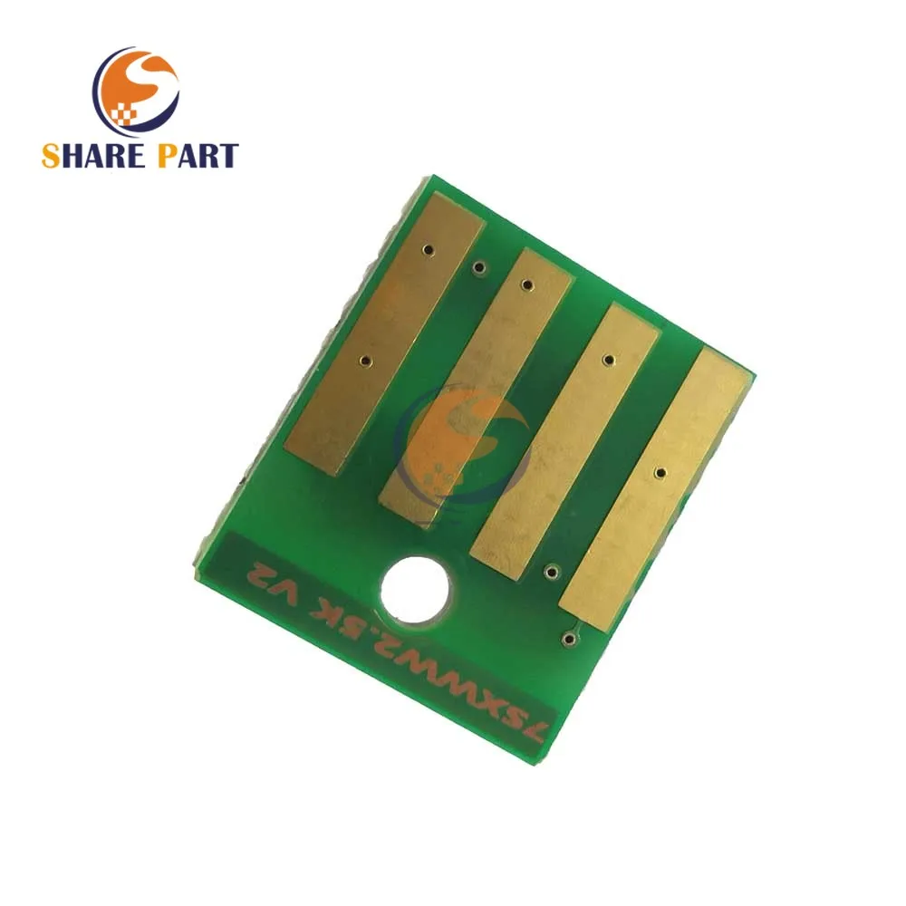 1X чипованный картридж-тонер совместимый чип тонера для Lexmark MS317 417 517 617 MX317 2 5 K 8 WW