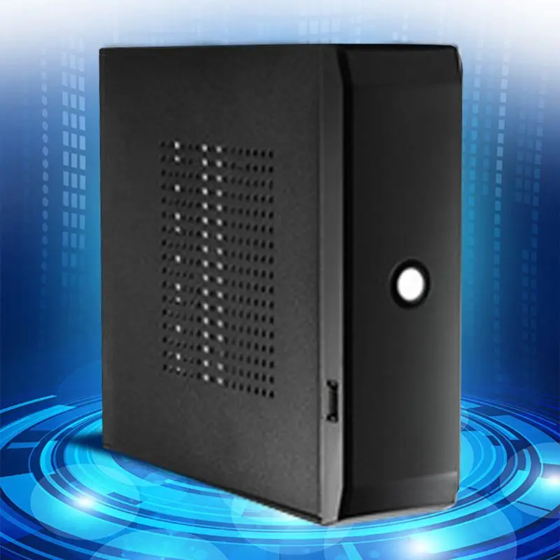 

Корпус для домашнего и офисного блока питания, чехол для компьютера HTPC 2,0, корпус для настольного игрового ПК с USB FH01 Mini ITX