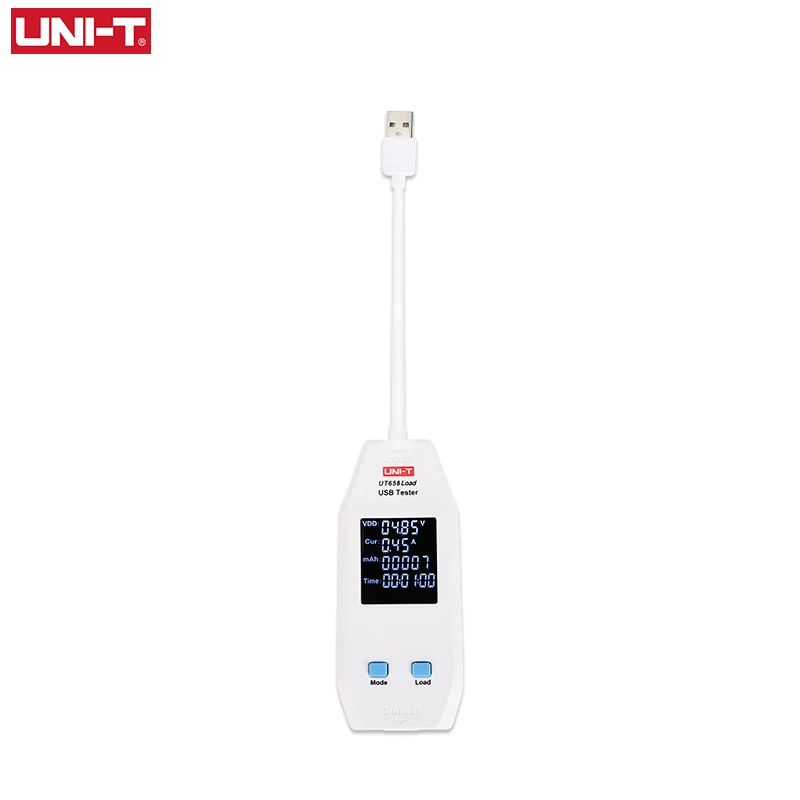 UTL58LOAD UNI-T USB тестер цифровой вольтметр Амперметр Напряжение тока Амперметр Емкость метр доктор для мобильного телефона планшета мощность - Цвет: UTL58LOAD