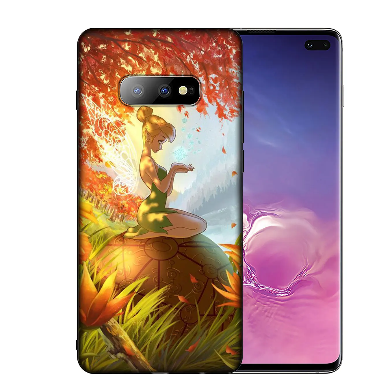 Мягкий чехол для телефона IYICAO eter Pan Венди Tinkerbell Tinker bell Samsung Galaxy S20 Ultra S10e S9 S8 Plus S6 S7 Edge