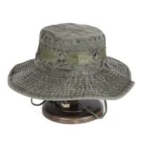 wholesale custom logo washed cotton breathable reversible brim fishing bucket hat fisherman caps