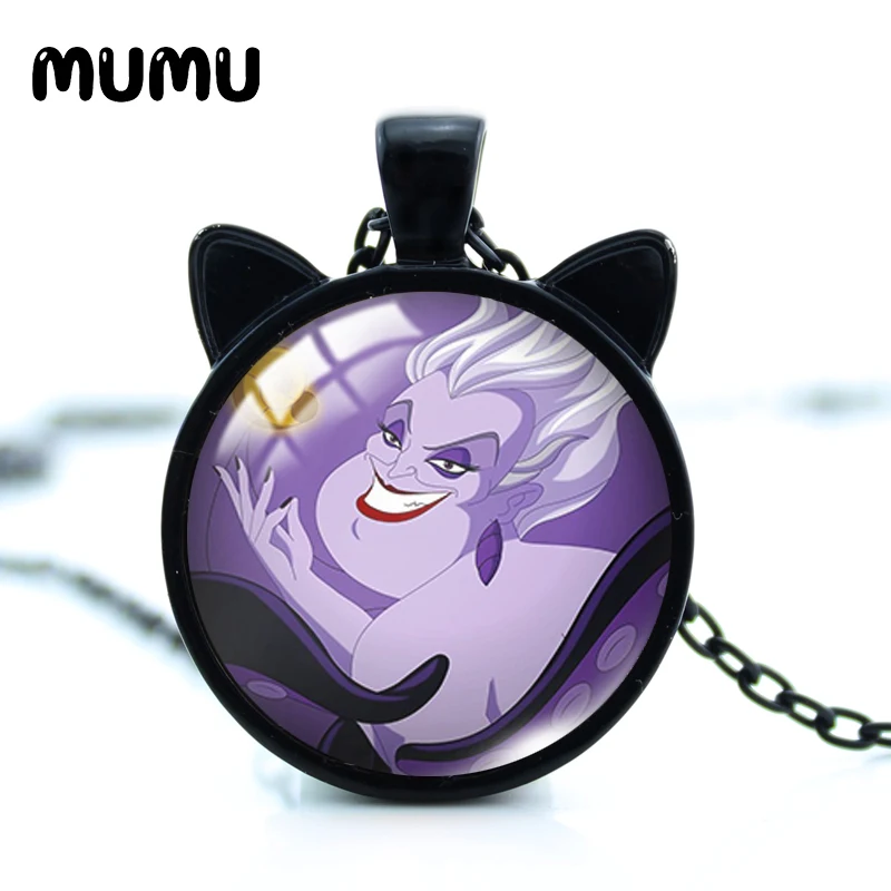 Ожерелье с маленькой русалочкой и кошачьими ушками ожерелье подвеской в виде