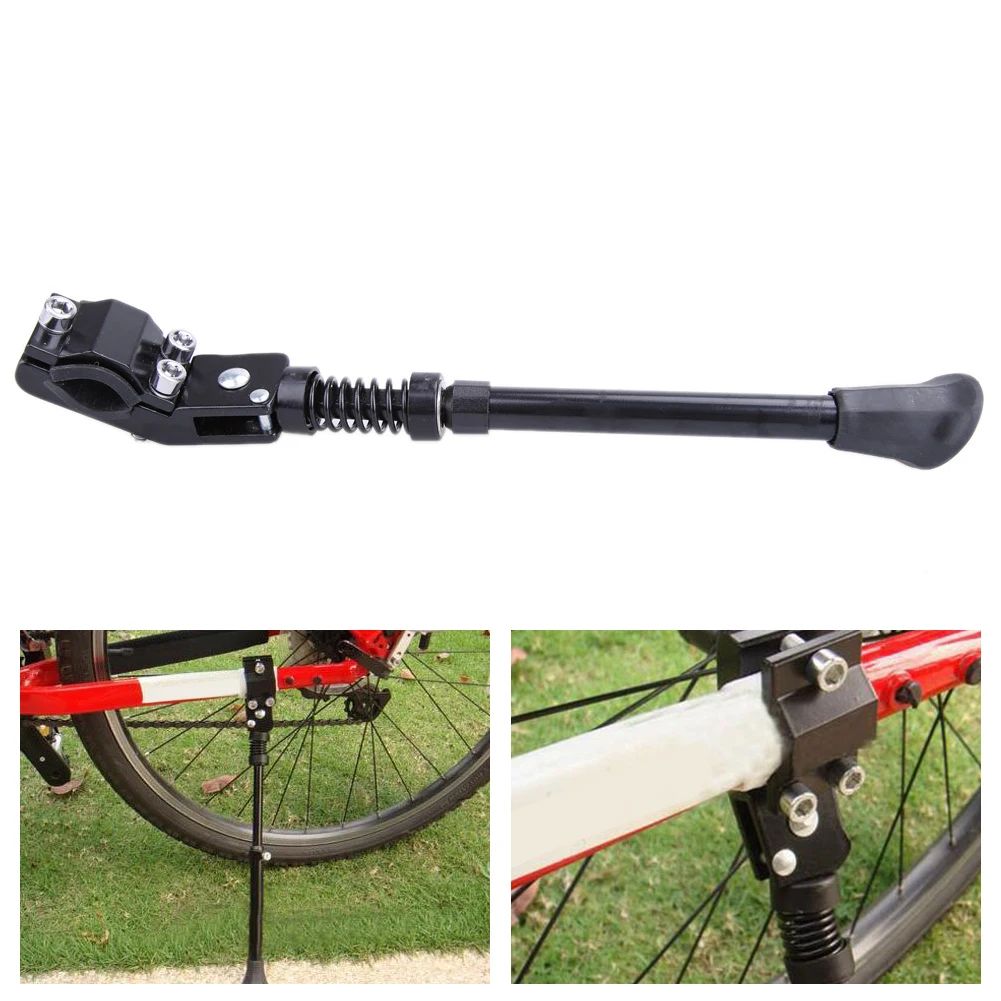 

New Adjustable Bicycle Kickstand Mountain Bike MTB Aluminum Side Rear Kick Stand Bicycle Accessories Fast Wholesale