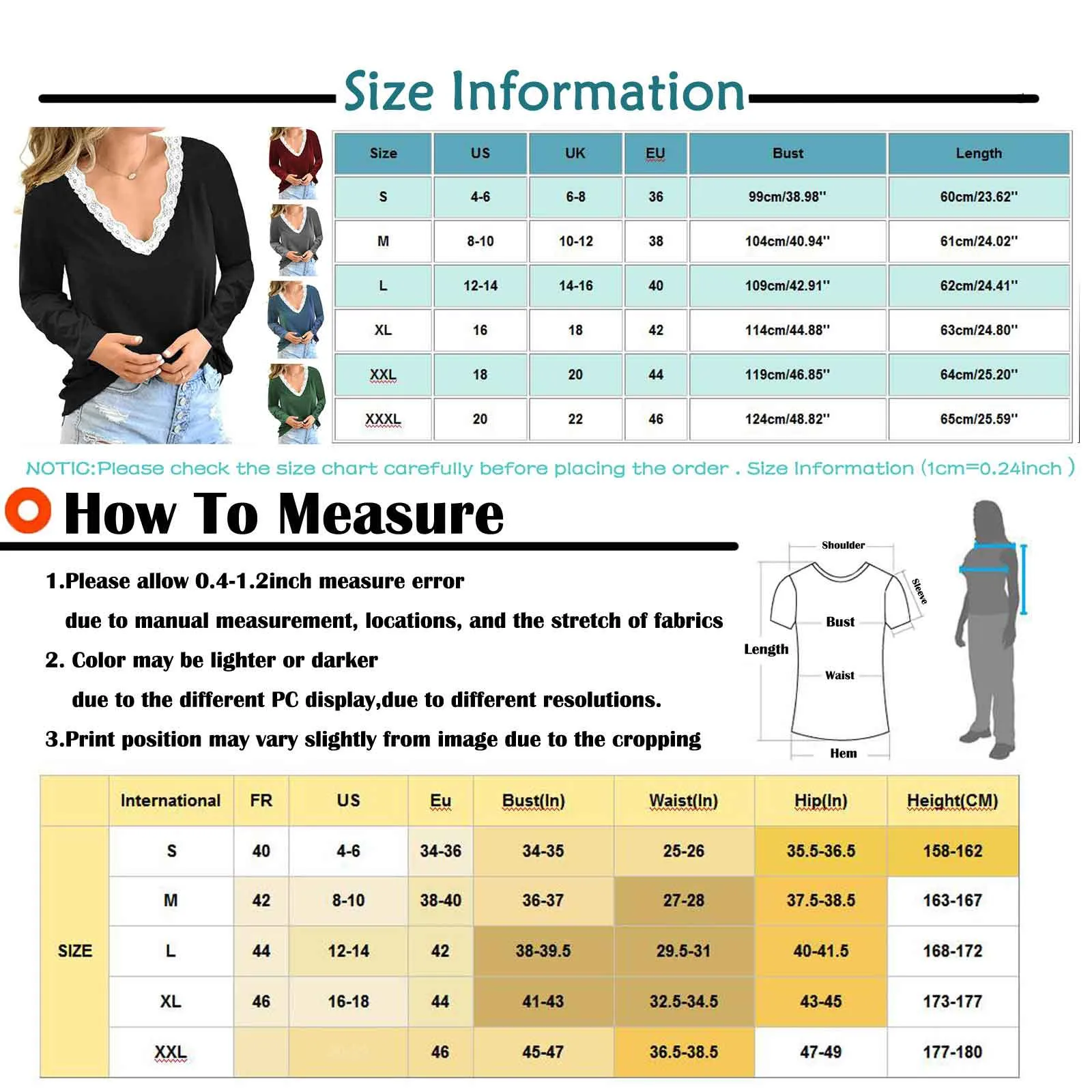 

2021 New Lace Splicing Top Tee T-Shirt Womens Fashion Lace Blouse V-neck Lace Long Sleeve T-Shirt Tops Women Sexy Streetwear