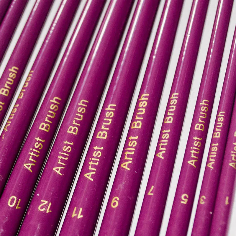 12 шт. акварельные искусственные фиолетовые нейлоновые волосы | Канцтовары для