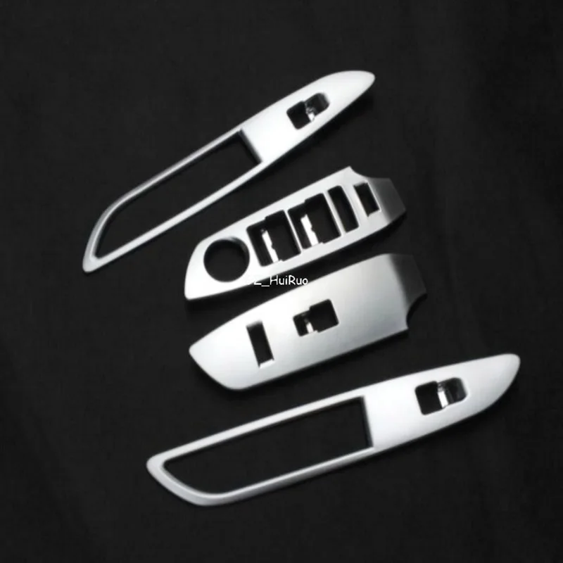 

4 шт., хромированные кнопки для внутренней двери Chevrolet Trax 2013 2014 2015 ABS